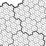 The print 'Hexa: Island', detail